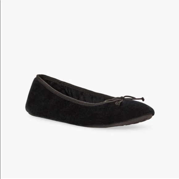 Shoe Dazzle Shoes - Sz 5-6 Llysha Ballerina Slippers-Black NIP